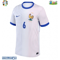 Frankrike Eduardo Camavinga #6 Bortedrakt EM 2024 Kortermet